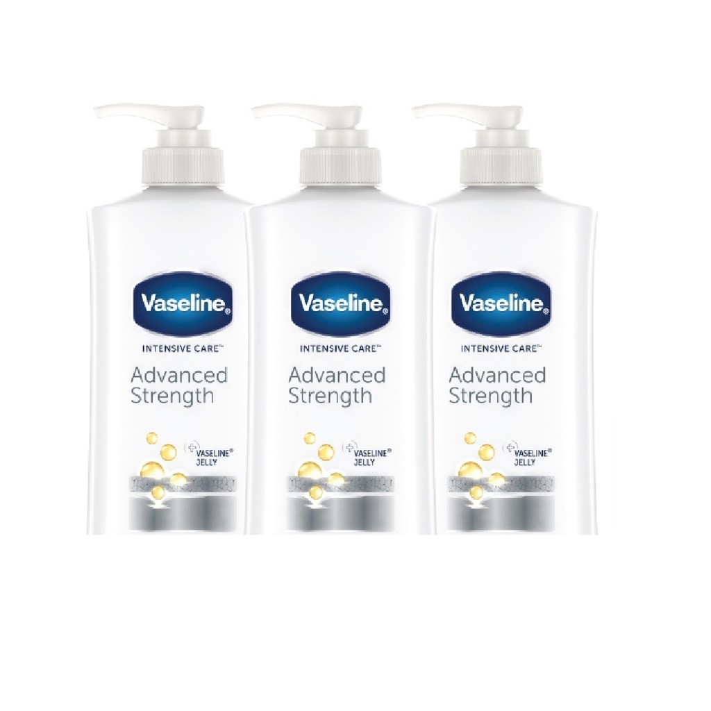 MURAH Vaseline Lotion Intensive Care Advanced Stregth 400ml