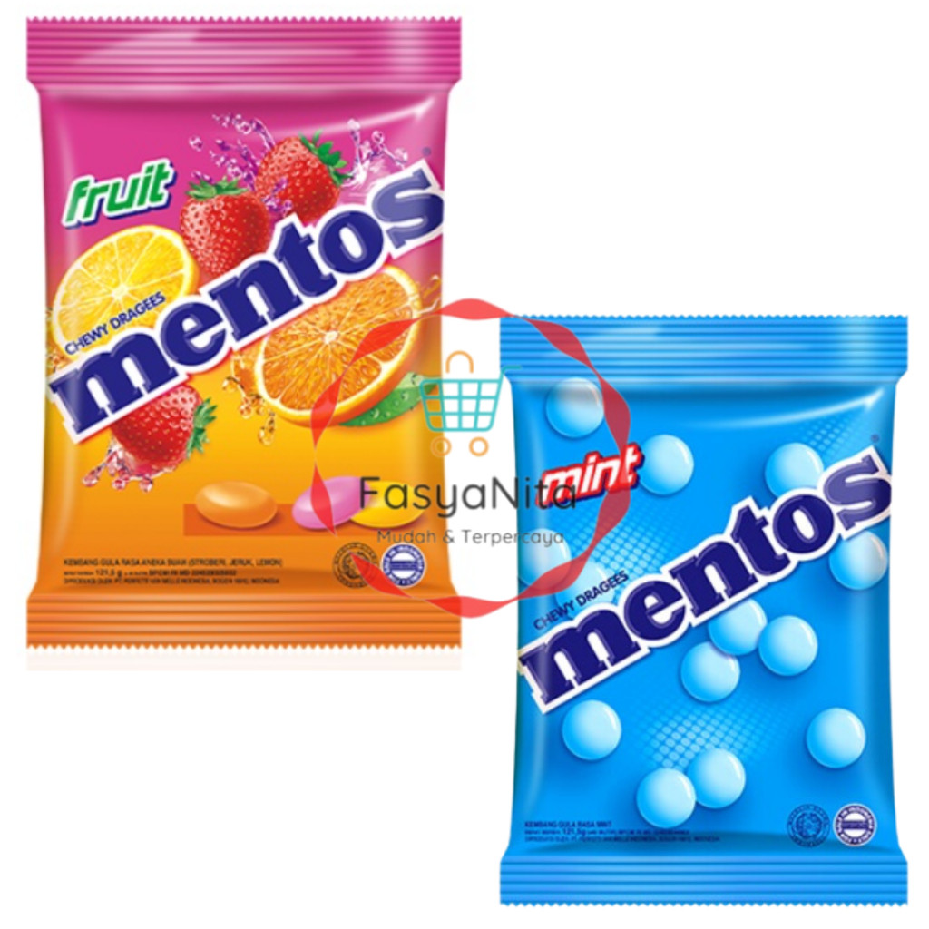 

Permen Mentos Chewy Dragees/Permen mint - Fasyanita Denpasar