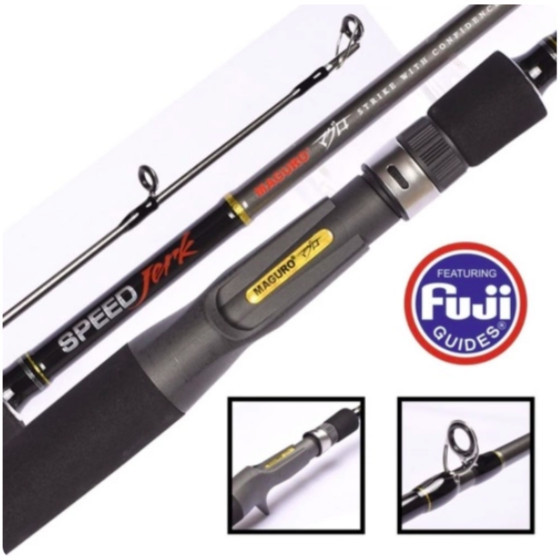 Joran Casting Maguro SpeedJerk 182 ORIGINAL Bait Casting Maguro Speed Jerk 602BC Full Fuji Carbon