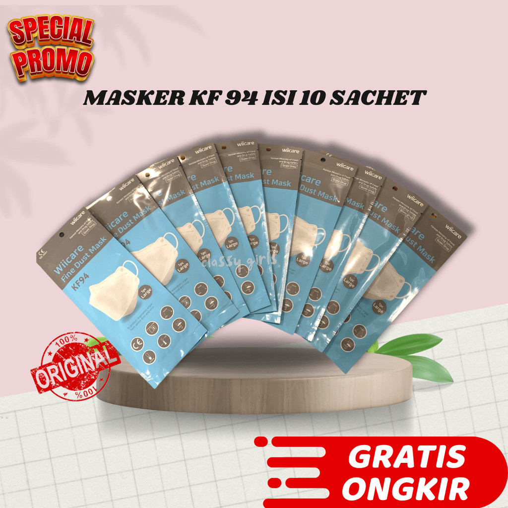 WIICARE MASKER KF 94 KOREA ISI 10 SACHET