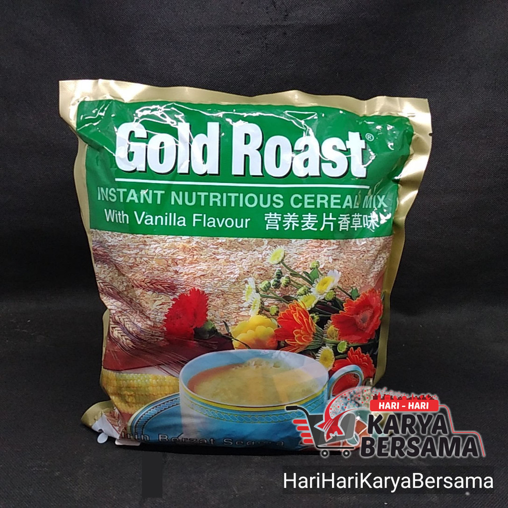 

MINUMAN CEREAL INSTAN GOLDROAST GOLD ROAST INSTAN CEREAL MIX VANILLA FLAVOUR BAG 20'S X 30GR