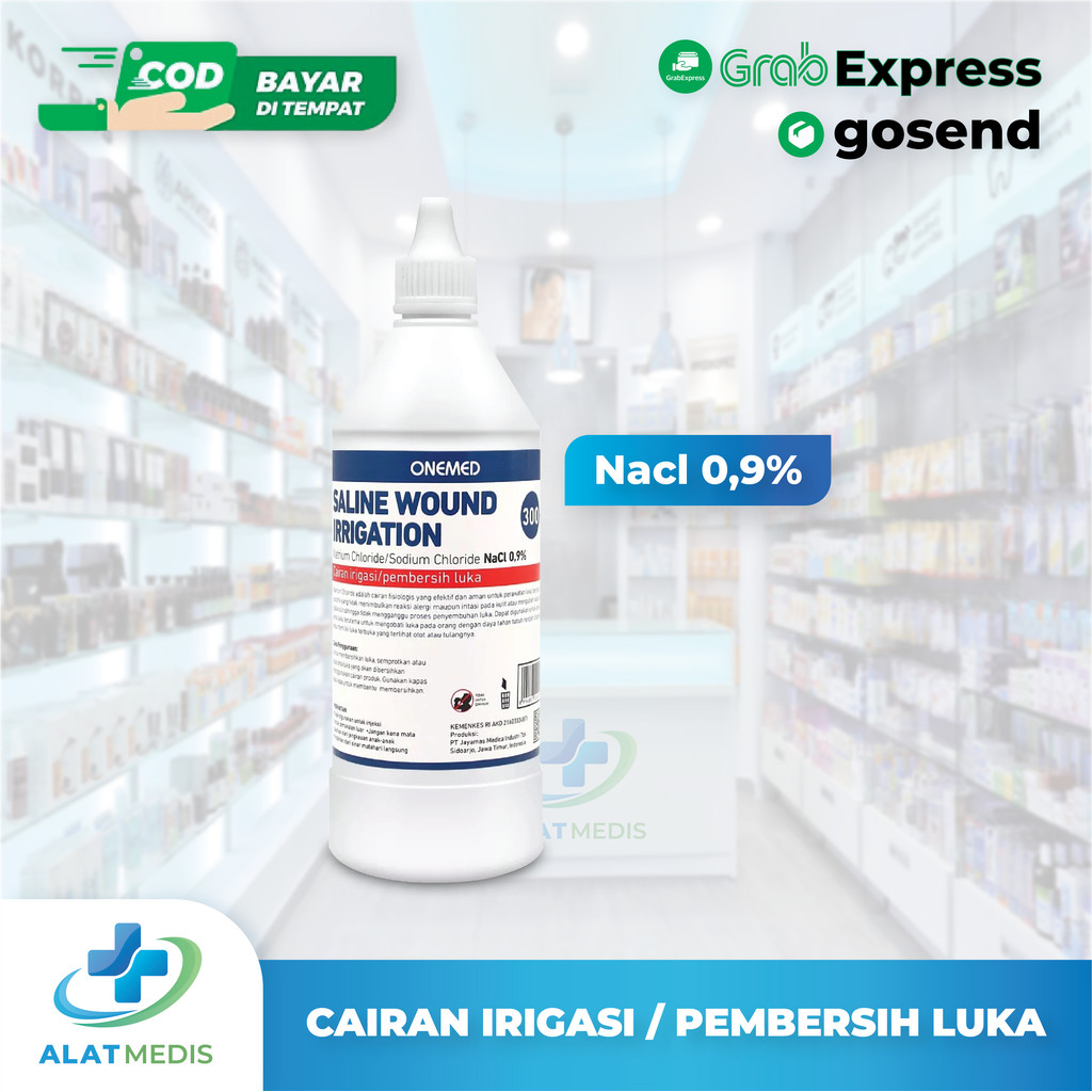 Saline Wound Irrigation Semprot 300 Ml NaCl 0.9% Cuci Luka