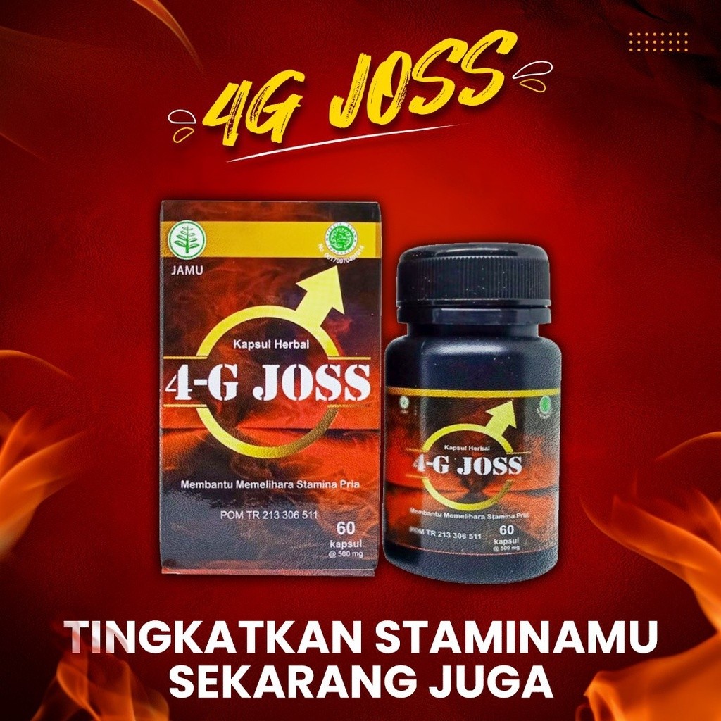 4G JOSS HERBAL Suplemen Kesehatan Meningkatkan Stamina Pria