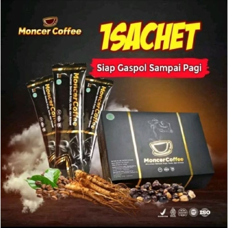 

Monceer Coffee Kopi Original - 1Box Isi 8 Sachet