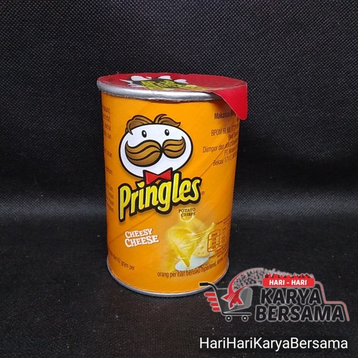 

MAKANAN RINGAN PRINGLES POTATO CRISPS CHEESY CHEESE 42GR