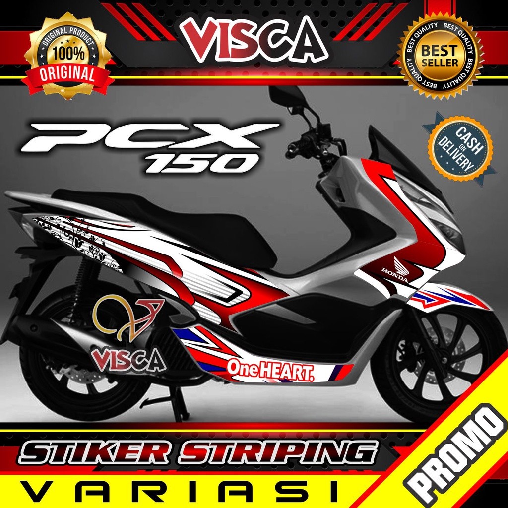 Striping Pcx 150 2019 - Sticker Striping Variasi Lis Pcx 150 2019 - Striping Hologram Pcx 150 2019