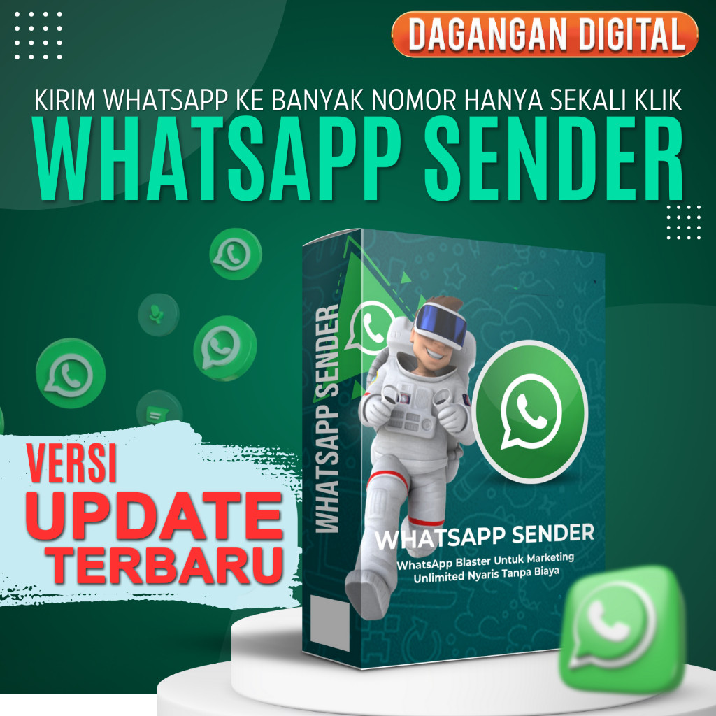 Whatsapp Blaster Pro Anti Blokir Anti Banned LISENSI ORIGINAL LIFETIME