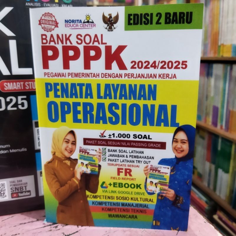 

BUKU BANK SOAL PPPK PENATA LAYANAN OPERASIONAL 2024/2025