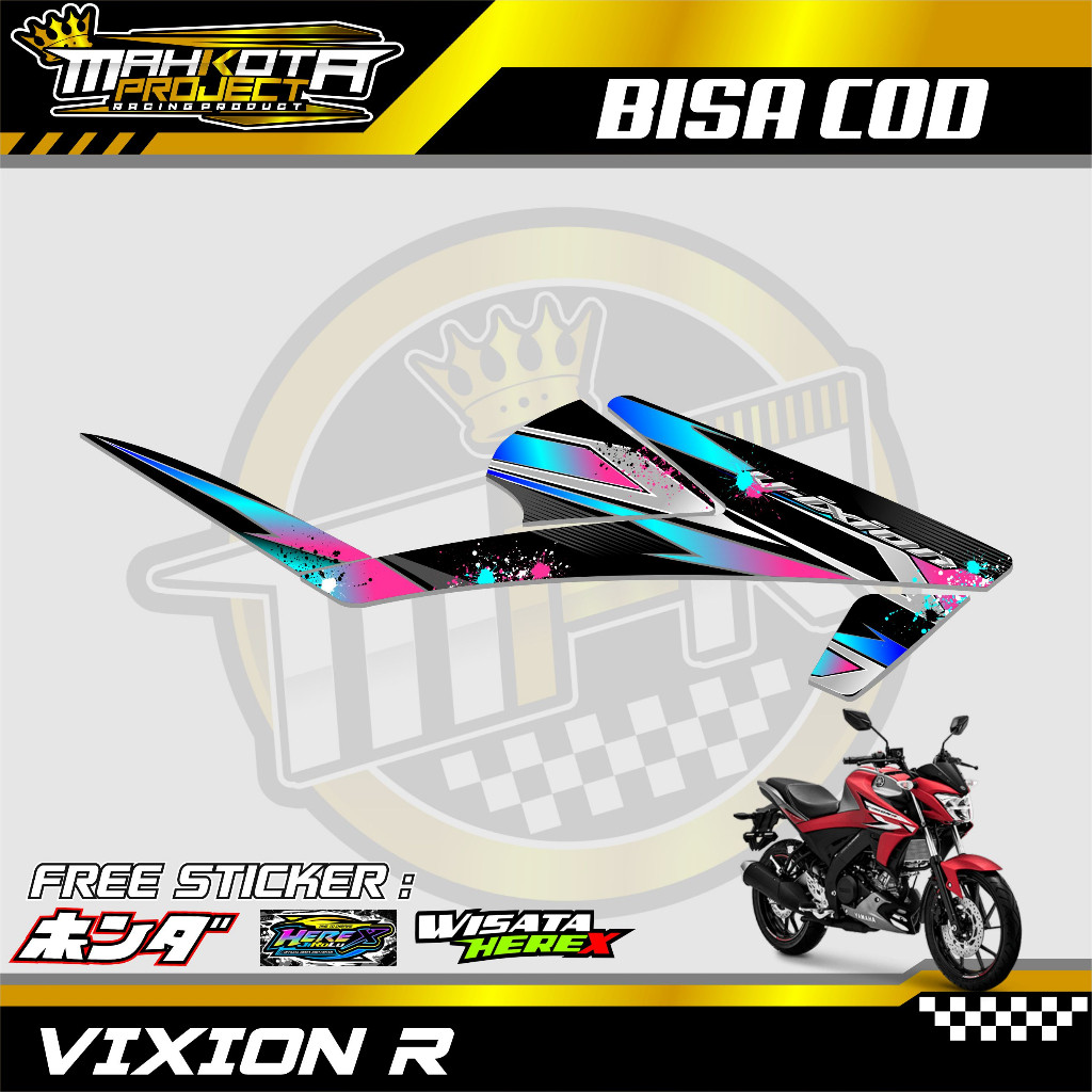 STRIPING VARIASI YAMAHA VIXION R - VIXION NEW / STICKER LIST VARIASI MOTOR VIXION R - VIXION NEW