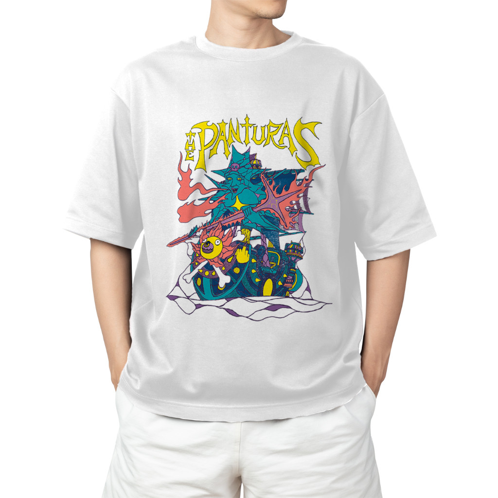 Rockerstar T-shirt Band The Panturas x Conbini Style - Sail & Connect