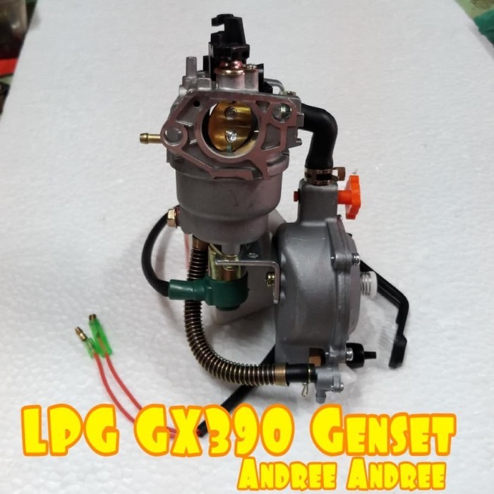 Converter Carburator LPG Genset Bensin RRT Honda 5000 6500 8000 watt w