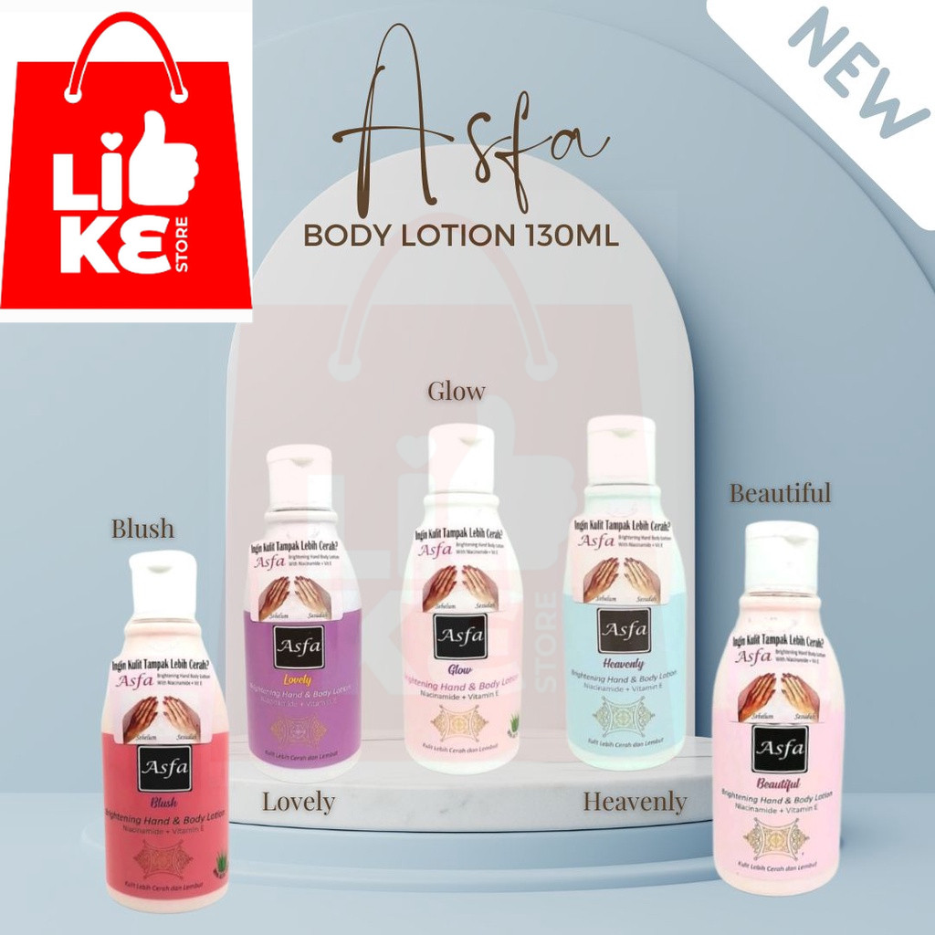ASFA BRIGHTENING BODY LOTION BOTOL KECIL 130 ML