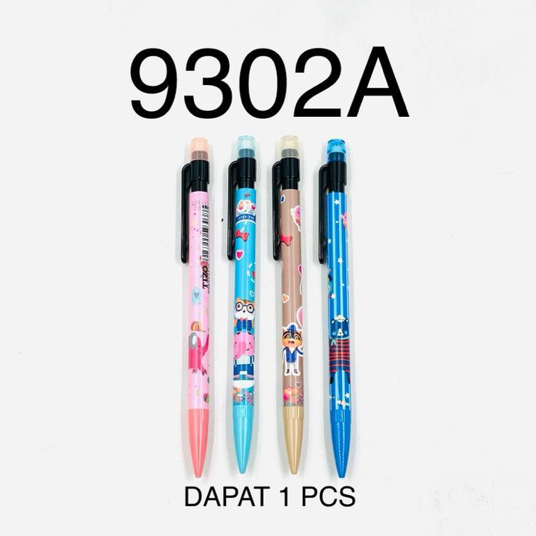 

( StaLand ) / ( DAPAT 1 PCS ) PENSIL MEKANIK 0.5 TIZO 9302A / Mechanical Pencil Propensil 0.5 0,5 TIZO 9302A