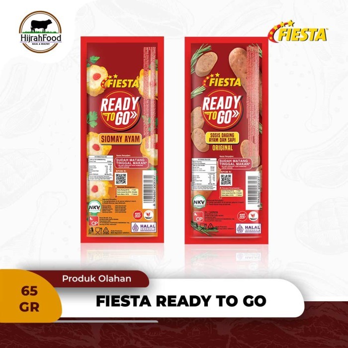 

Fiesta Ready To Go Siap Makan Siomay Ayam / Sosis Original