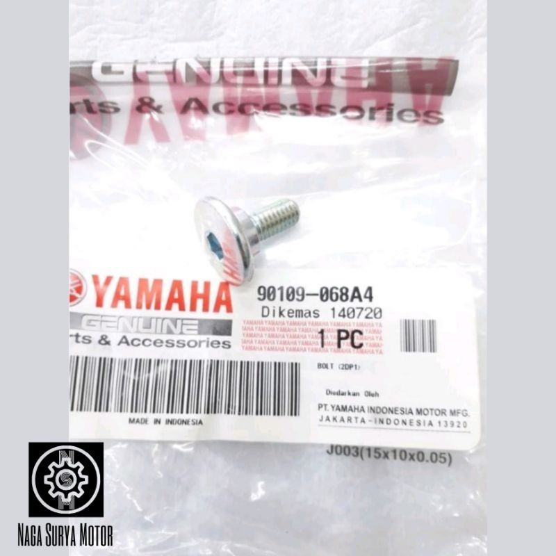 Baut spakbor depan Yamaha NMax Aerox 155 90109-068A4 ORI YGP
