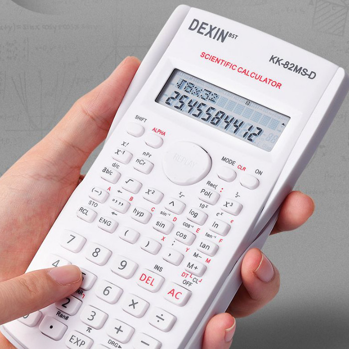 

Kalkulator Sekolah / Kalkulator Scientific / Kalkulator Ilmiah 240 Fungsi / Kalkulator Sains / Kalkulator SinCosTan