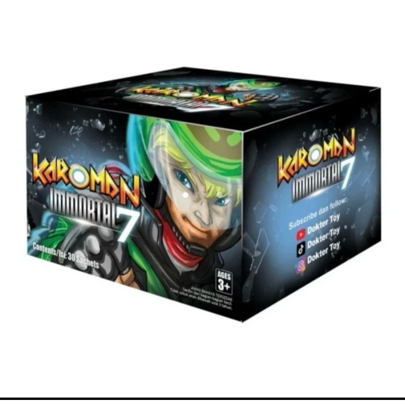 STD99AG 1 Box Puzzle 3D Karoman Immortal 7 Isi 30 Sachet