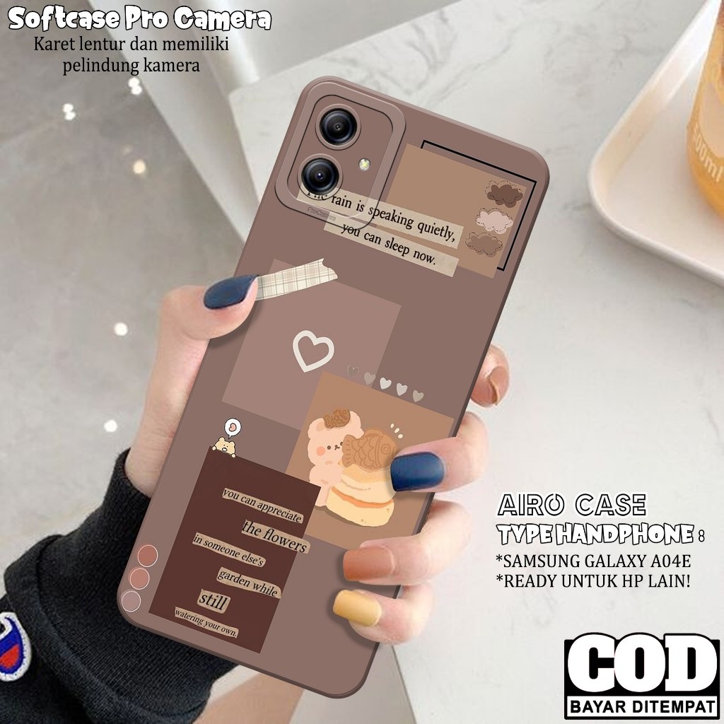 Case Samsung Galaxy A04E - Softcase Samsung Galaxy A04E - Fashion Case Kartun - Casing Samsung Galax