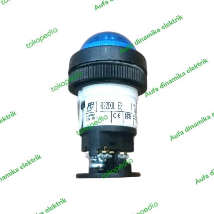 D90 DR22DOL-E3S pilot lamp Fuji Biru 24vdc dr22dol e3s fuji