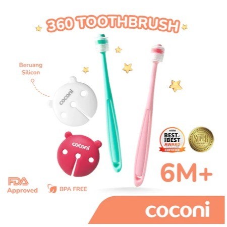 COCONI - 360 BABY TOOTHBRUSH - NEW BLUE
