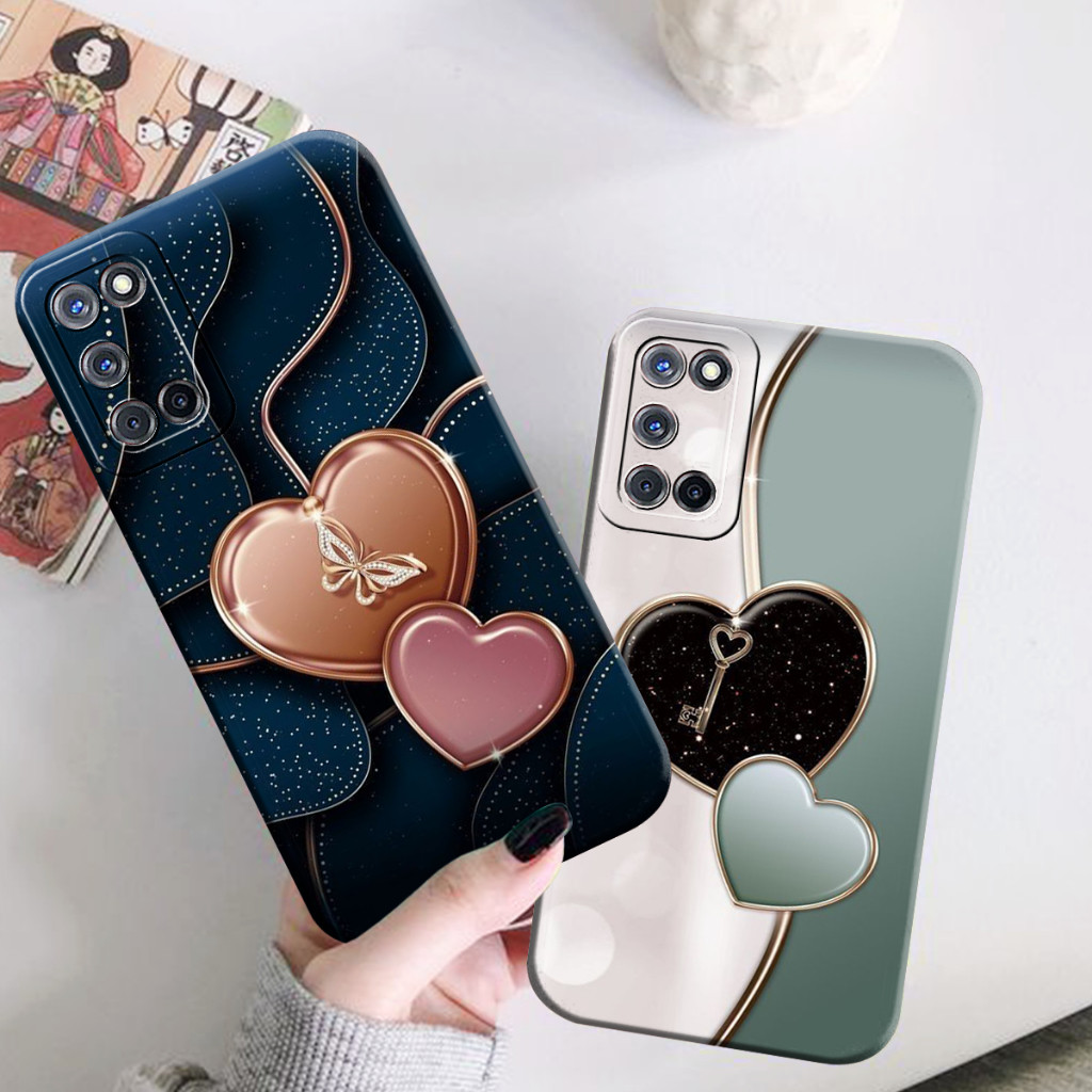 Softcase Oppo A52/A72/A92 Motif Love Cute - Case Love  Lucu - Case Kekinian - Case Terbaru - Case Lu