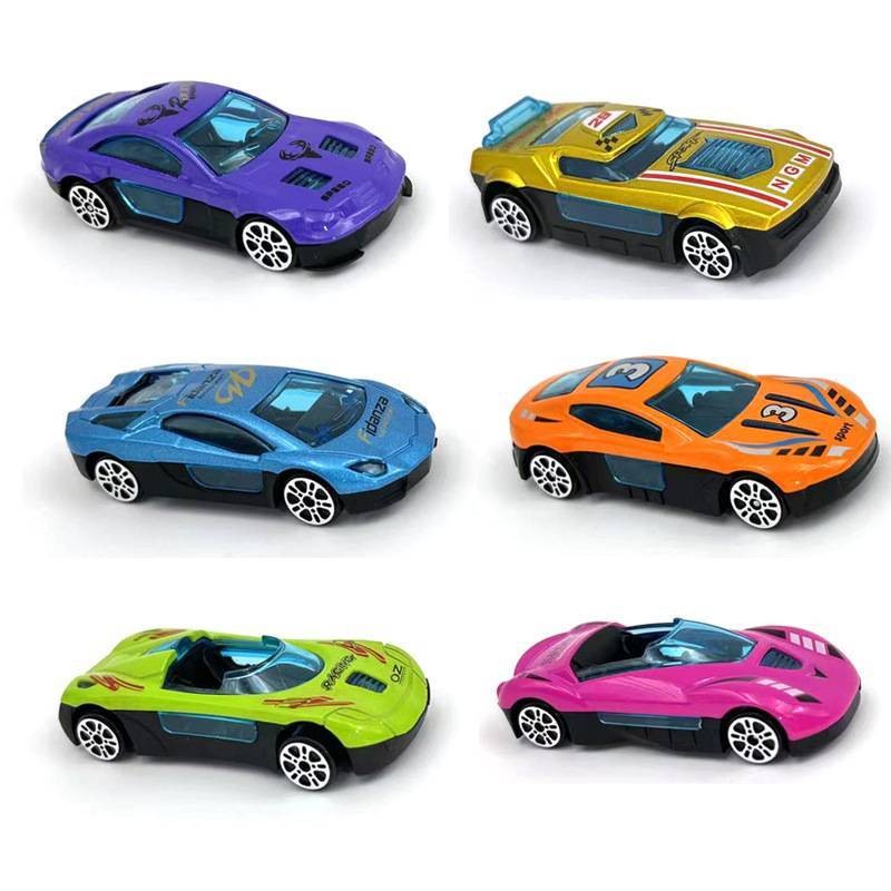 Alloy car racing simulation model mini car children's toy