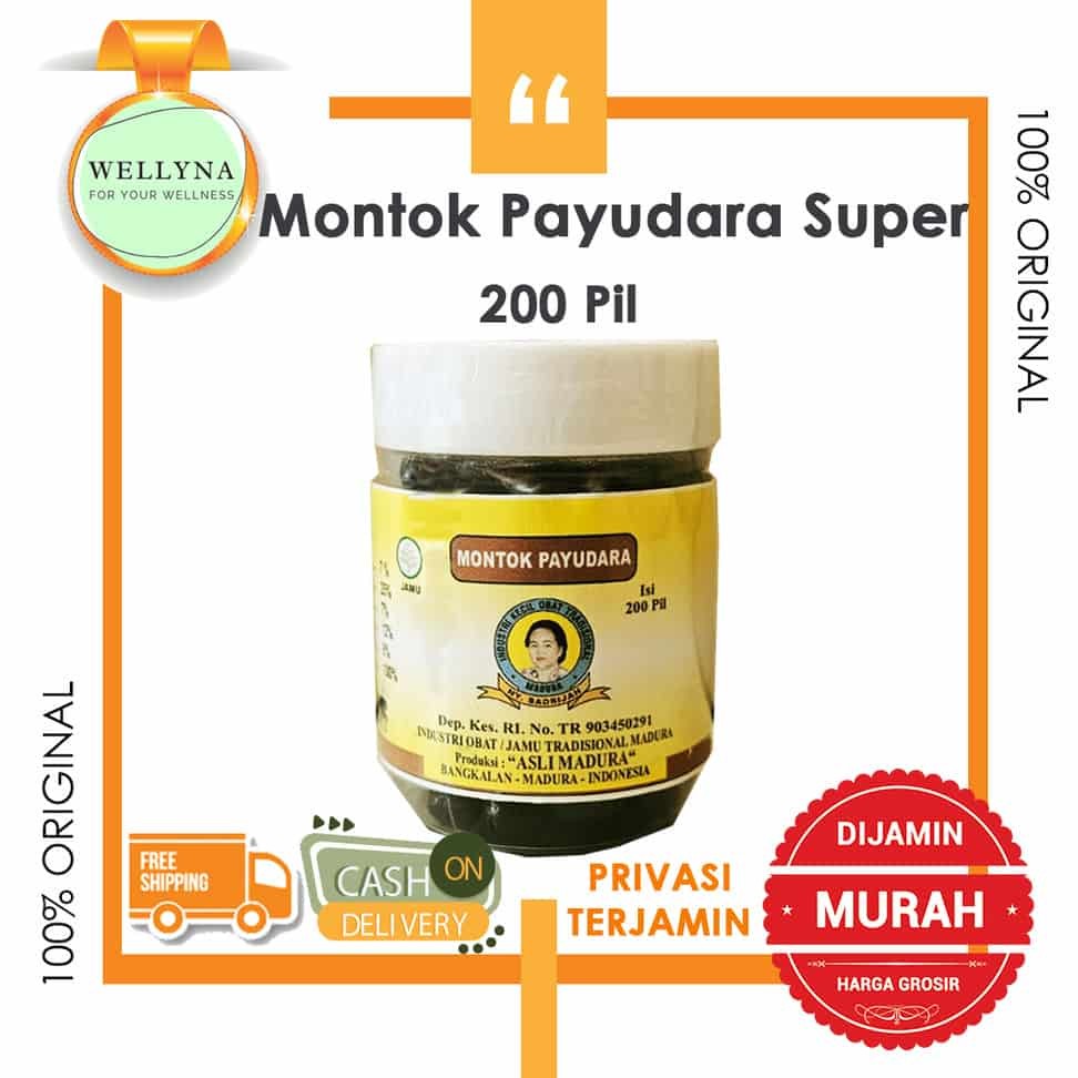 Jamu Herbal Pembesar dan Pengencang Payudara- Pil Montok Payudara