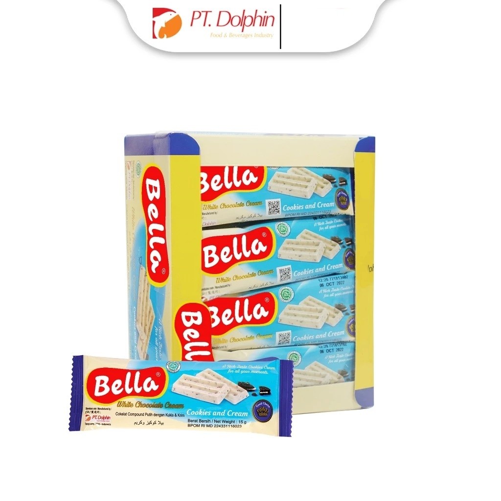 

Bella Cookies & Cream 10 G - White Chocolate ( 1 Box)