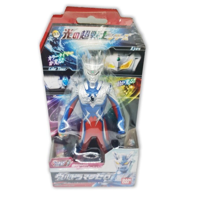 Mainan Action Figure Ultraman Zero Light Warrior ORIGINAL BANDAI