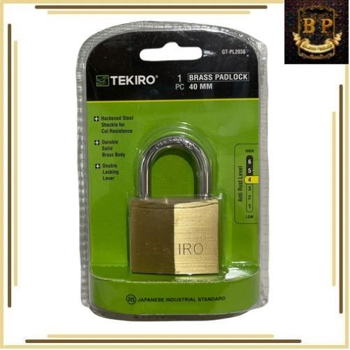 Tekiro Kunci Gembok PADLOCK 40mm Gembok KUNINGAN Tekiro Termurah