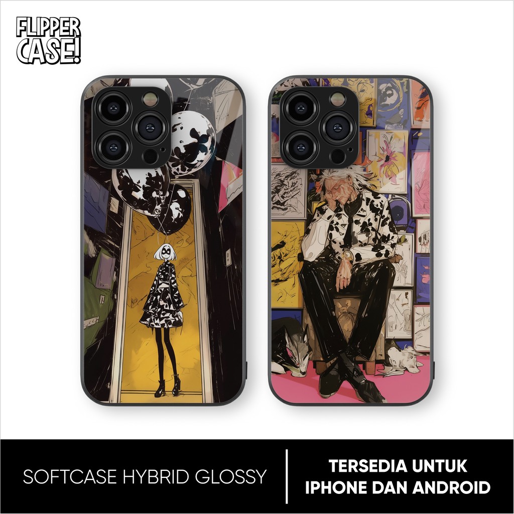 Casing HP Glossy Abbys Colorful 9 10 Android & iPhone 7/8/xr/x/xs/11/12/13/14/15/16plus/pro/max/Mini