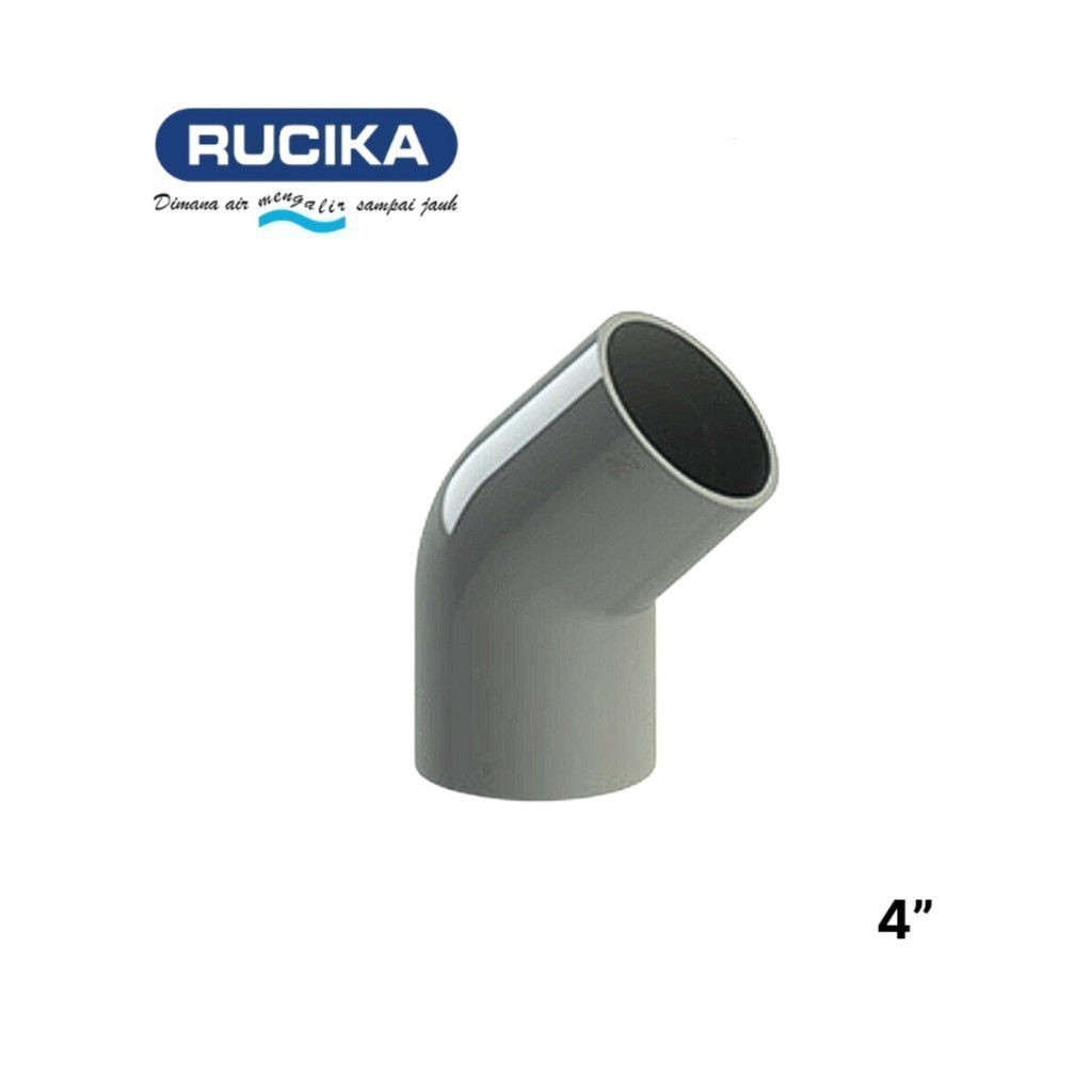 Elbow 45 AW 4" inch (RUCIKA) / Knie