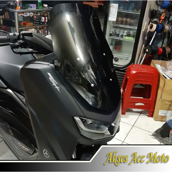 visor windshield Nmax 2020 2021 2022 model XMAX Clear Hitam Rayben Smoke