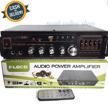 SERBA COD Audio Power Amplifier Ampli Fleco SC-111BT / FLECO SC-211BT Amplifier SC111BT / SC211BT Bl