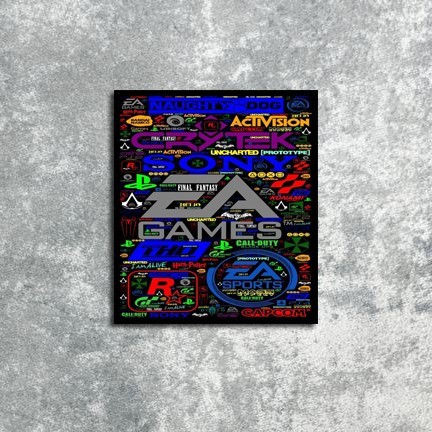 DL25 Poster Dinding Ps Game