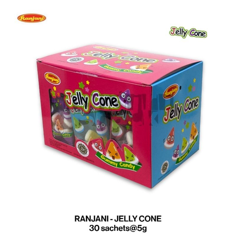 

RANJANI JELLY CONE Kenyal Aneka Buahan Unik
