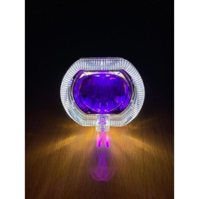 Lampu Projie Biled ala ala kw Projie ala ala Biled 2.5 Inch Devil & An - Putih Purple