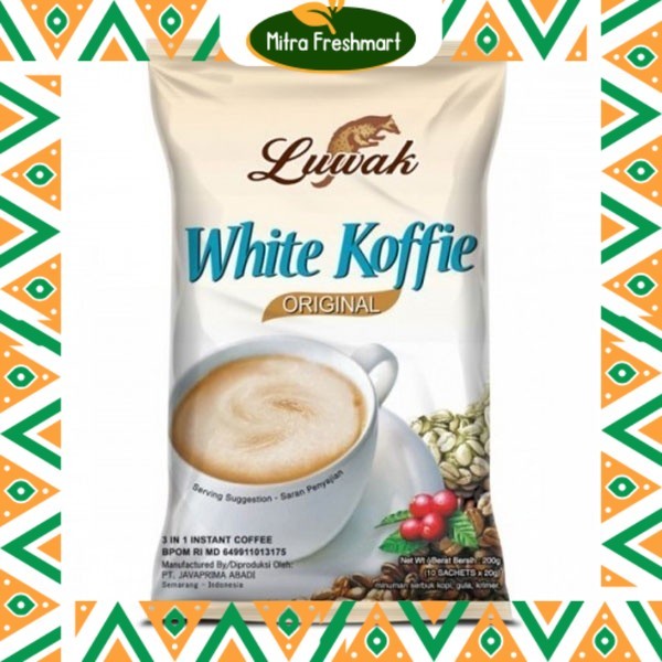 

Luwak White Coffee Sachet 10x20 gr