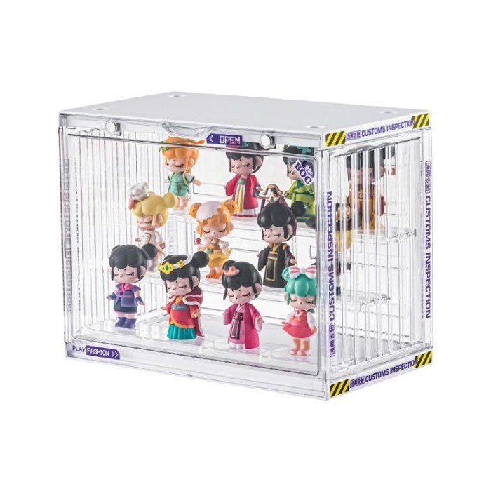 Kotak Display Akrilik Transparent Lemari Kaca Pajangan Lemari Pajangan Rak Pajangan Display Box Lema