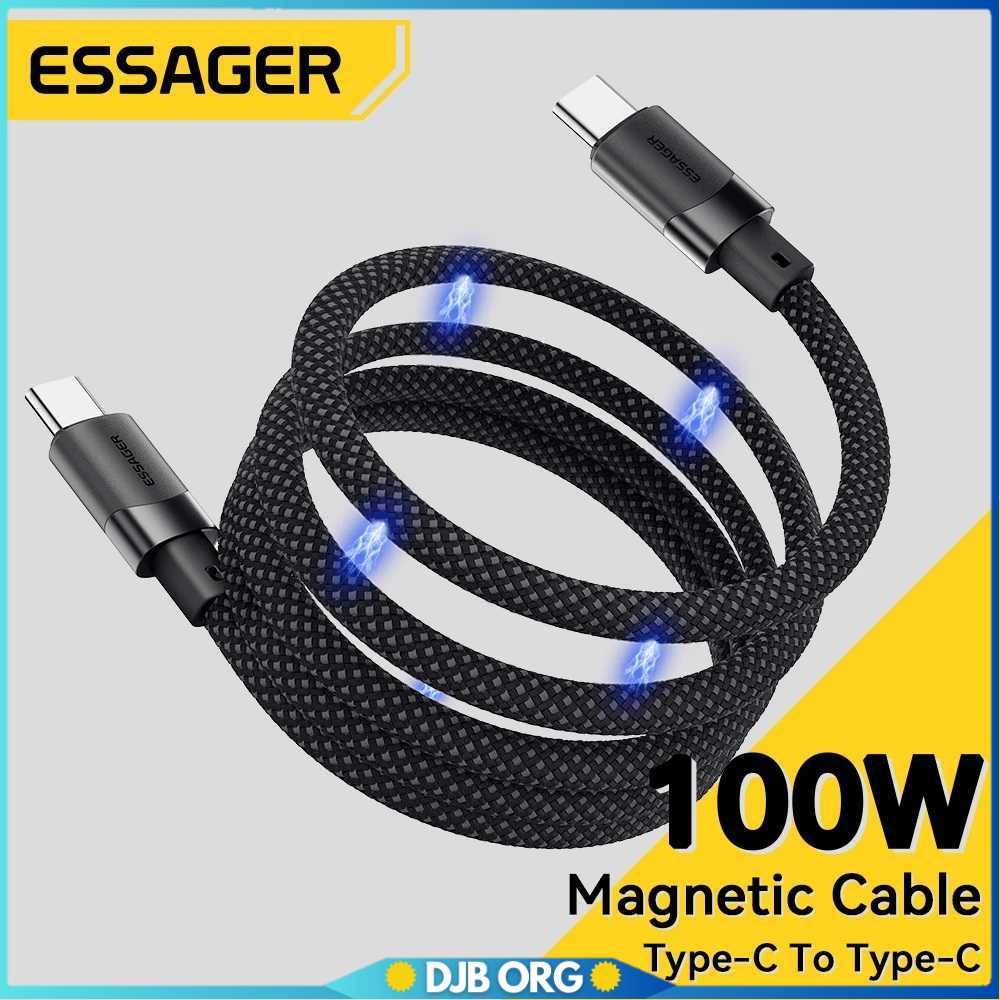 Kabel Data USB Type C to Type C Magnetic Fast Charging 100W - ES-X53