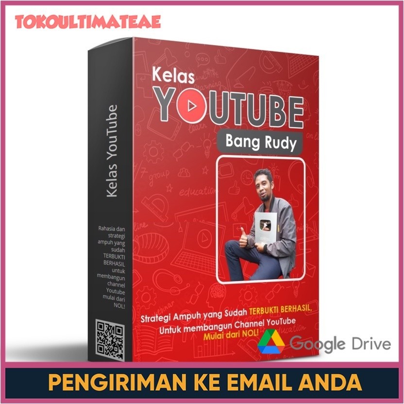Kelas Bang Rudy – Belajar Youtube Mulai dari NOL Hingga Sukses Memiliki RATUSAN RIBU Subscriber Hany