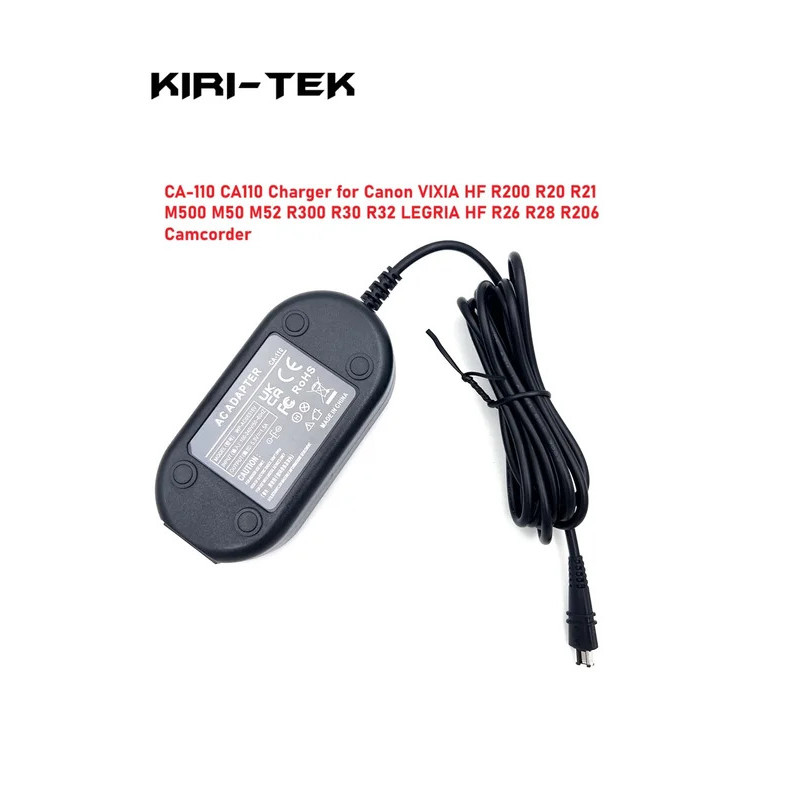 Adaptor Daya AC CA-110 Pengisi Daya CA110 untuk Kamera Canon VIXIA HF R200 R20 R21 M500 M50 M52 R300