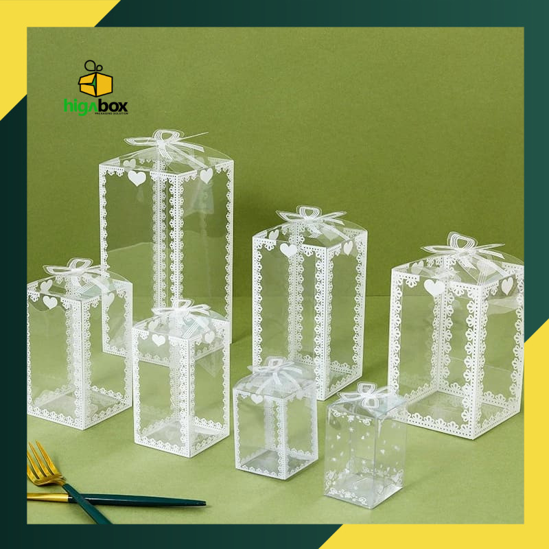 

Box Mika Transparan / Box Mika Souvenir / Kotak Mika Souvenir / Kemasan Souvenir Mika Polos I BJ01L