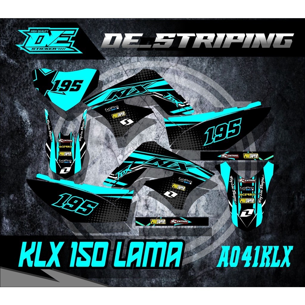 Striping Klx Lama Stiker Klx Lama Klx 150 Old