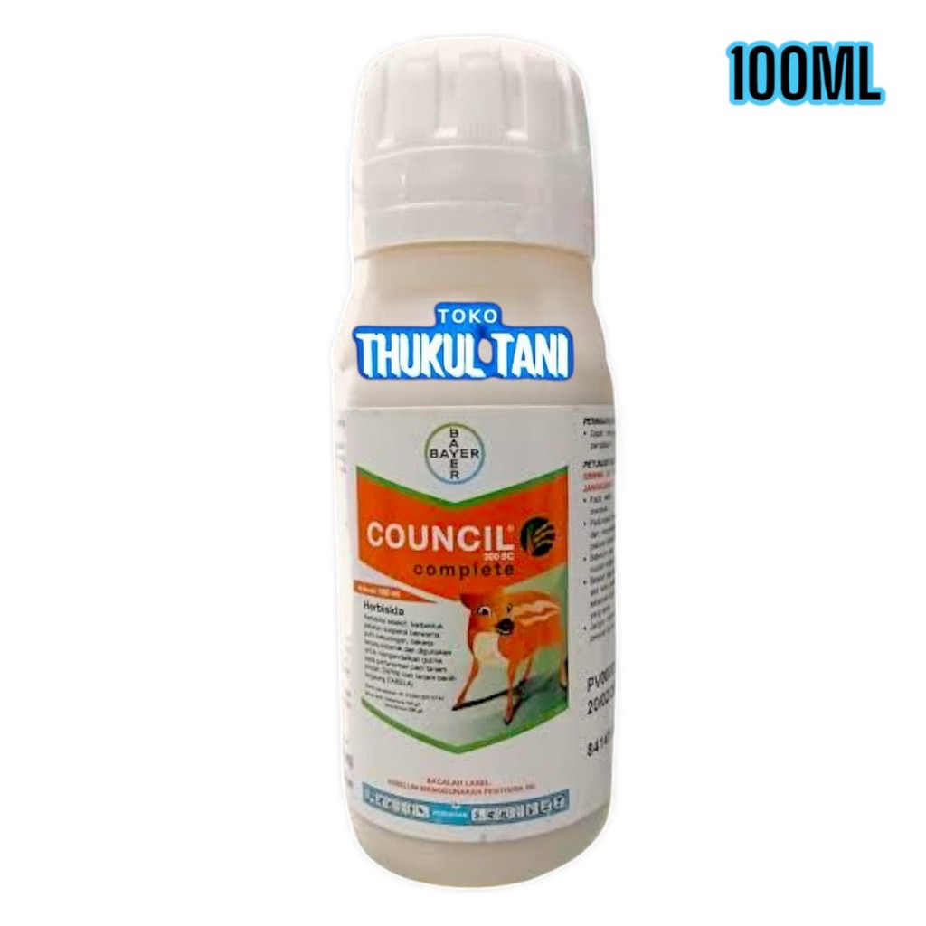 COUNCIL COMPLETE 100ML 300SC OBAT HERBISIDA SELEKTIF RACUN GULMA PADI RUMPUT TEKI DAUN LEBAR LIAR