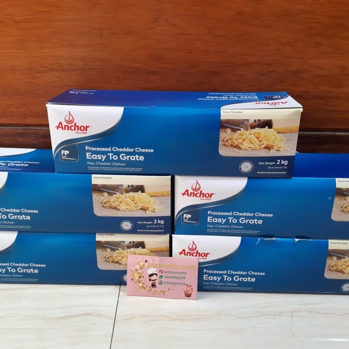 

keju anchor cheddar cheese 2kg