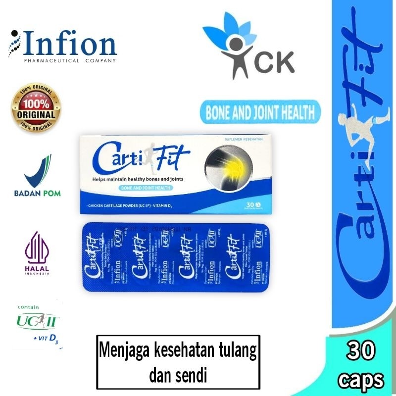 CARTIFIT BOX ISI 30 suplemen kesehatan sendi dan tulang