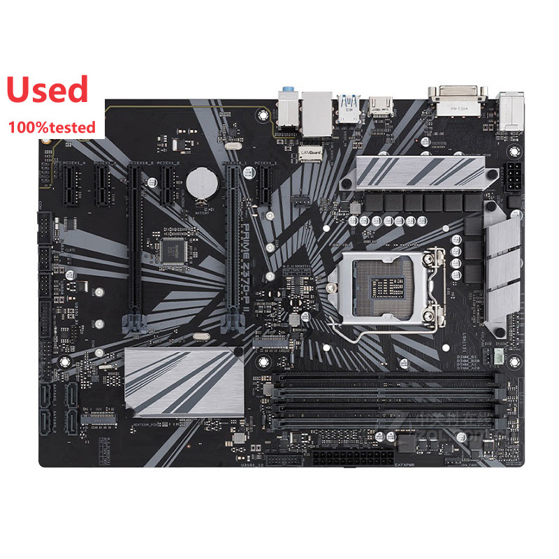 PRIME Z370-P II LGA 1151 Intel Z370 Support 8th 9th-Gen Core I7 I5 I3 Intel 64GB ATX Motherboard Use