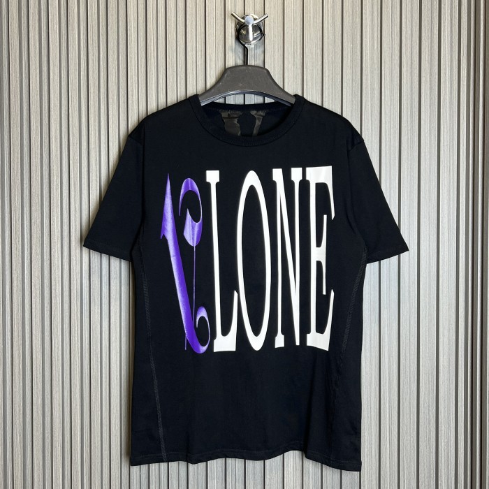 KAOS OVERSIZE - 12.12 VLONE X PALM ANGELS BLACK - L