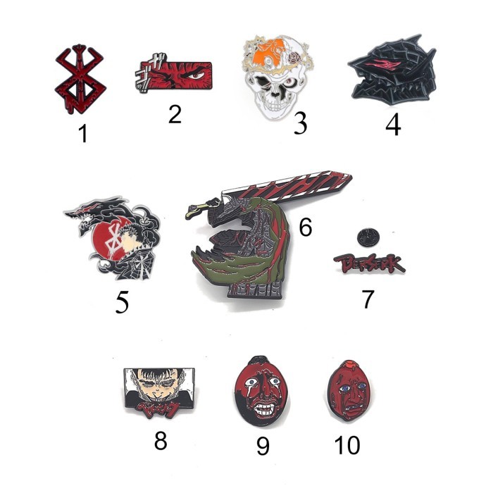 pin 3 cm berserk brand of sacrifice